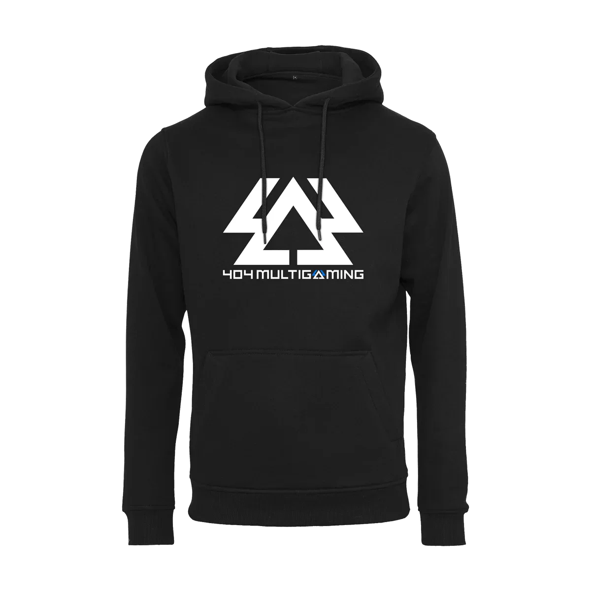 Schwarzer 404 Logo Hoodie